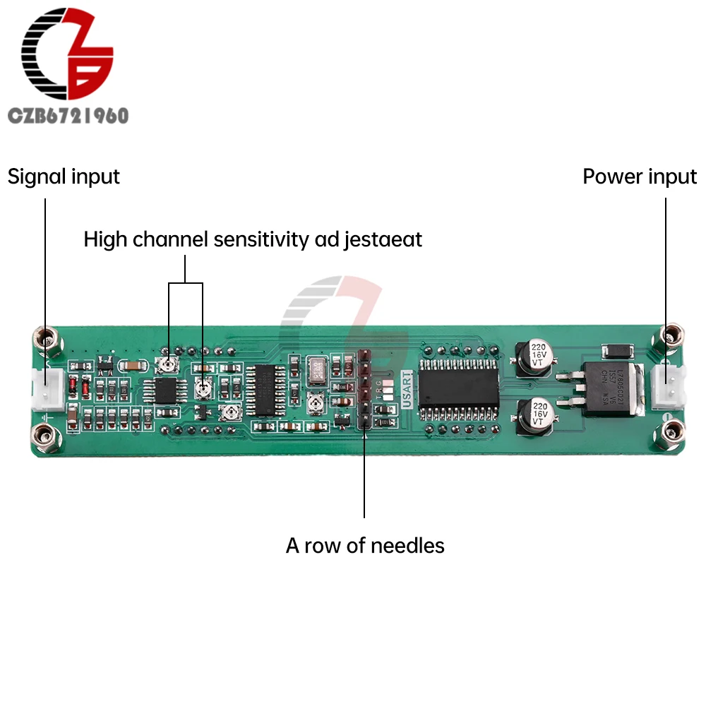 0.1Mhz do 1200Mhz licznik częstotliwości sygnału RF wyświetlacz LED cyfrowy Cymometr miernik moduł testowy 8 cyfr tester częstotliwości liczniki