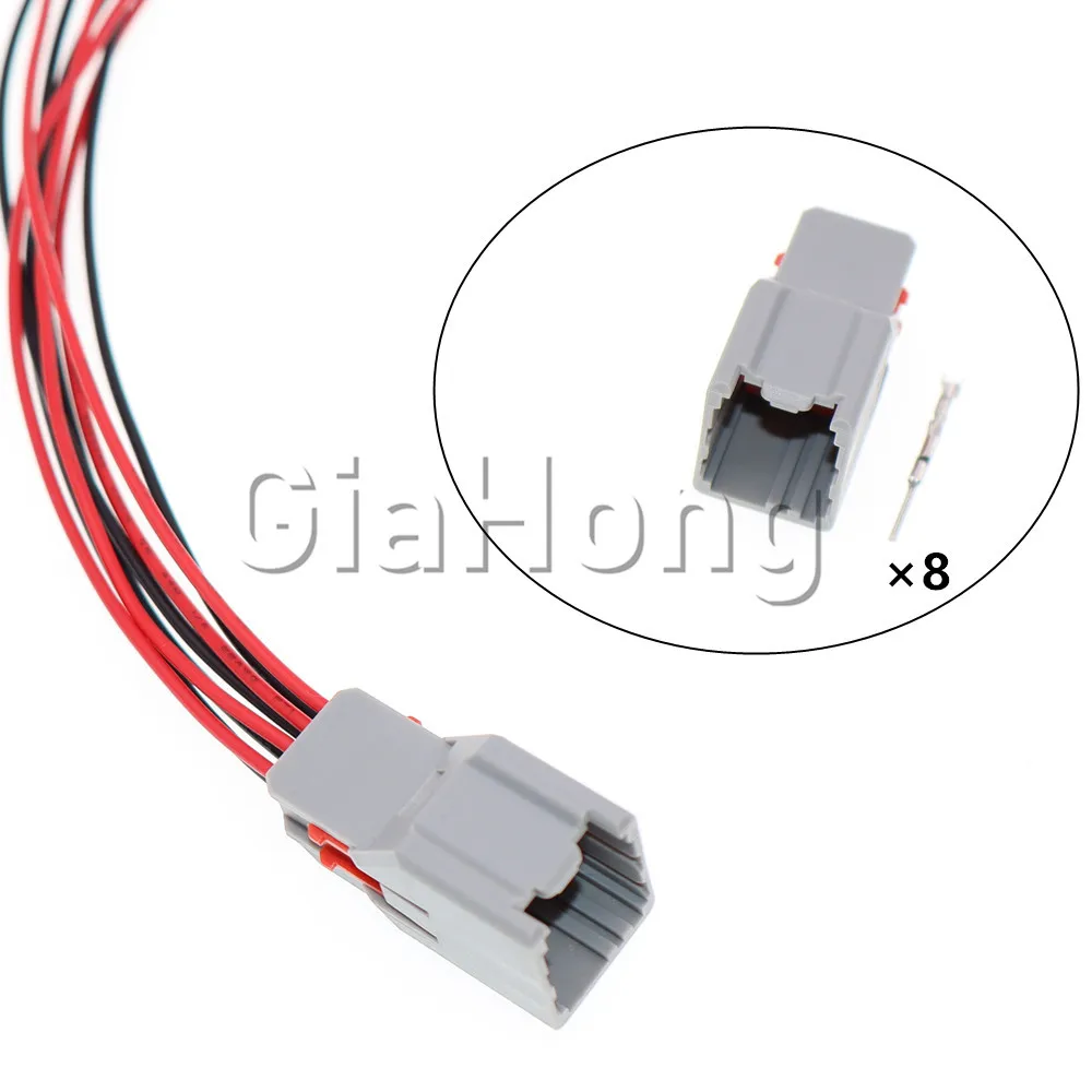 1 Set 8 Ways 1419158-8 1411169-1 Automobile Connector Cable Harness Plug AC Assembly For Auto Car