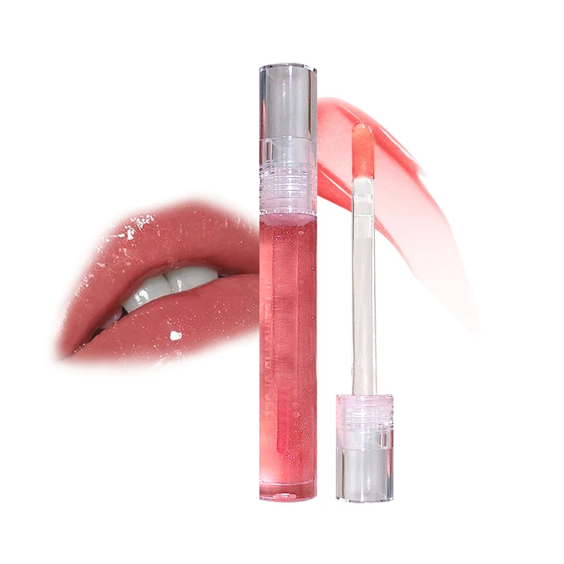 Brillo de labios hidratante, bálsamo labial líquido de cristal Glos, aceite de labios, belleza rara, larga duración, Mini maquillaje