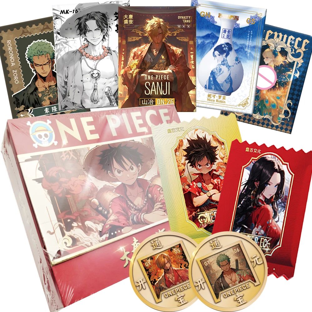 One Piece Collection Cards Roronoa Zoro Monkey D. Luffy Visual Charm Feast Anime Exquisite Hobby Character Portrait Cards Gifts