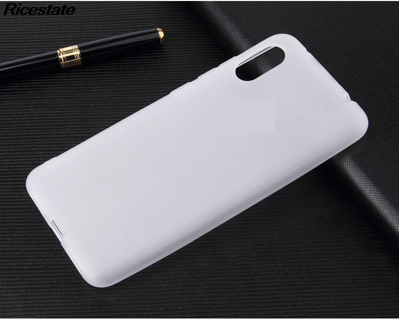 For Xiaomi Redmi 7A Matte Soild color Ultra Thin Colorful Silicone Cover for Redmi 7A Funds Cases