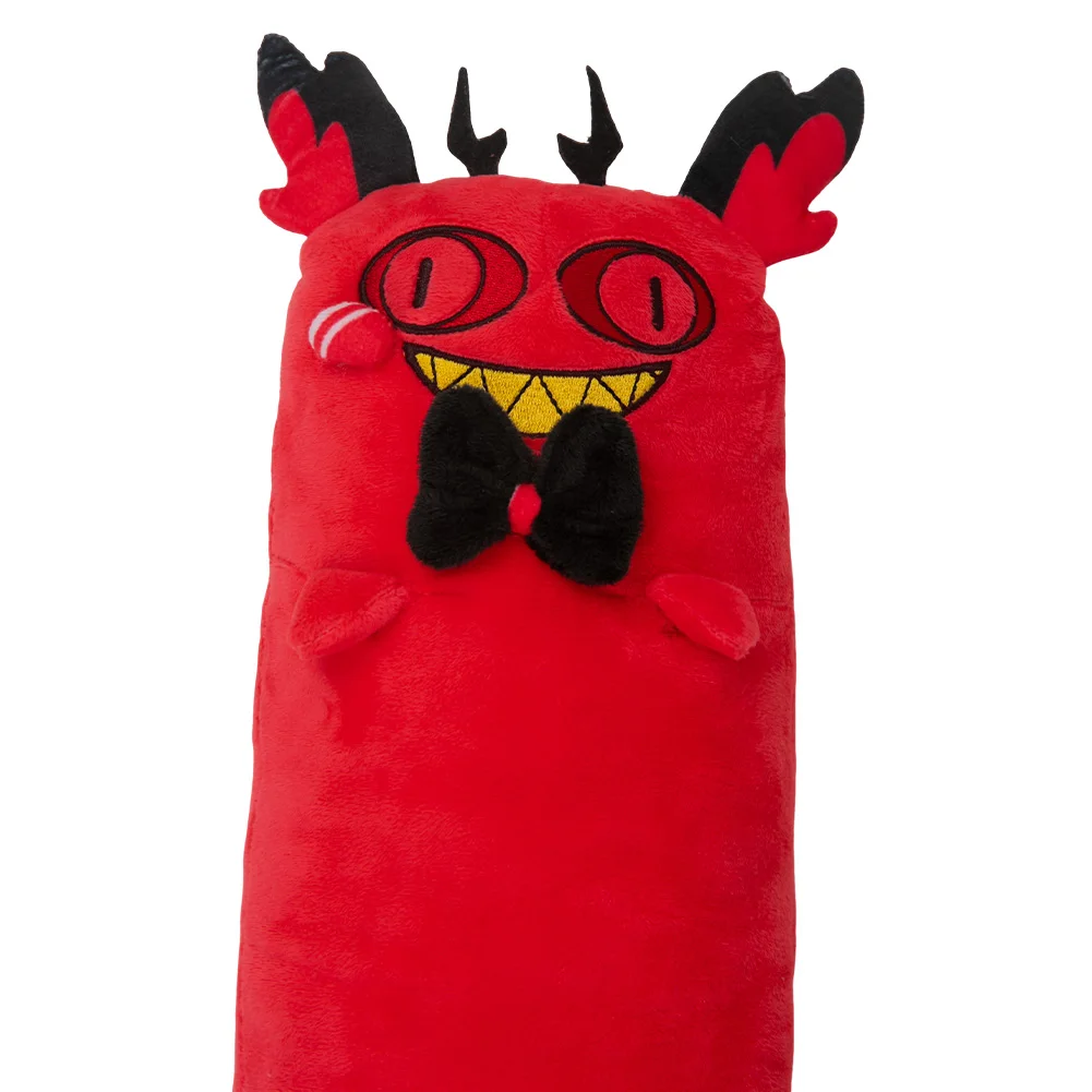 Long chat maudit Alastor Cosplay, Hazzbin Net, costume de mascotte d'hôtel, dessin animé en peluche, poupées en peluche douces, anniversaire, cadeau de Noël pour enfants