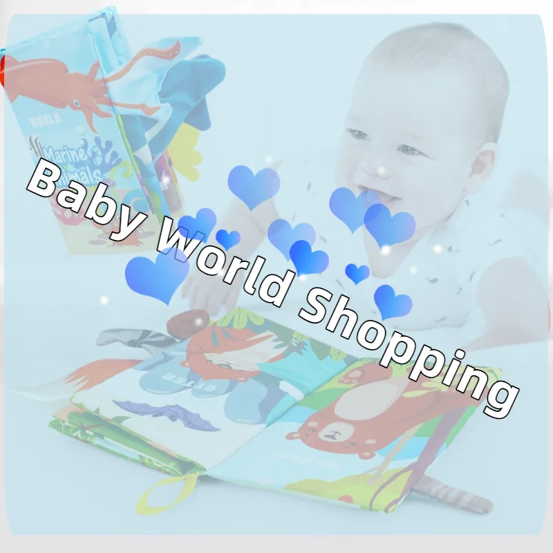 Livres et jouets pour bébés, livres pour bébés de 0 à 6 mois, livres en tissu doux et froissé à toucher, jouets pour nourrissons de 0 à 3 à 6 à 12 à 18 mois