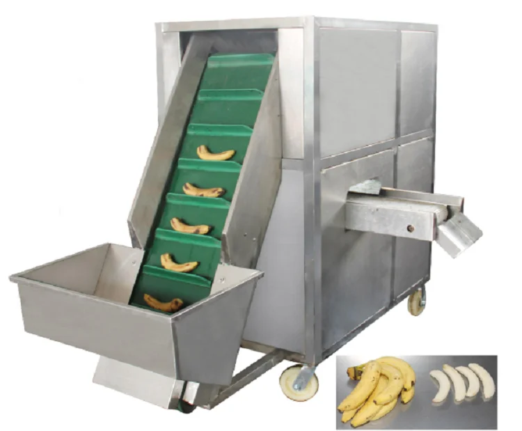 Industrial Ripe Banana Skin Peeler Stainless Steel Banana Peeling Sheller Machine