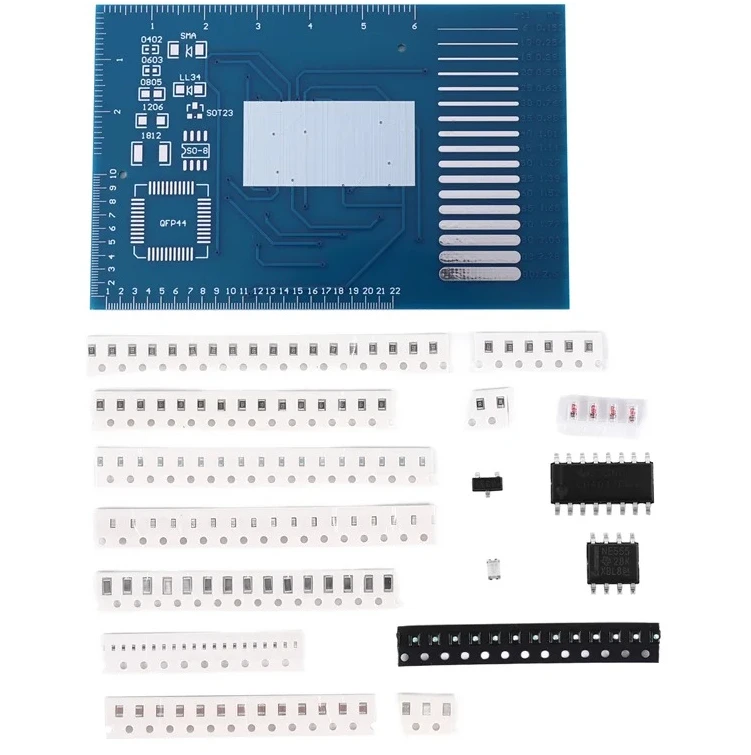 لتقوم بها بنفسك عدة لوحة دارات مطبوعة إلكترونية وحدة مجموعة الدورية LED مصلحة الارصاد الجوية NE555 لحام ممارسة مجلس فاني مهارات التدريب