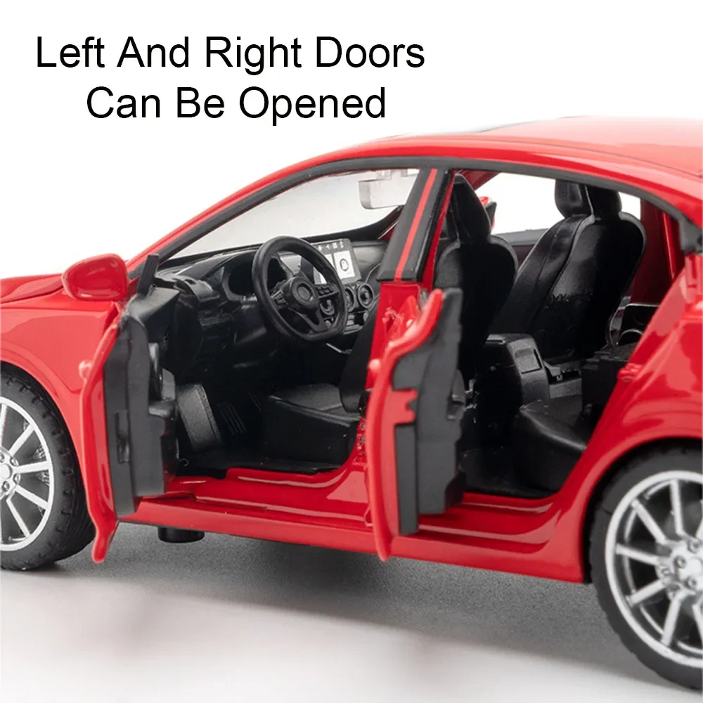 1:32 Scale SYLPHY GTR50 Toy Car Model Alloy Diecast Pull Back Sound Light Models Adult Toys Collection Vehicles Holiday Gifts