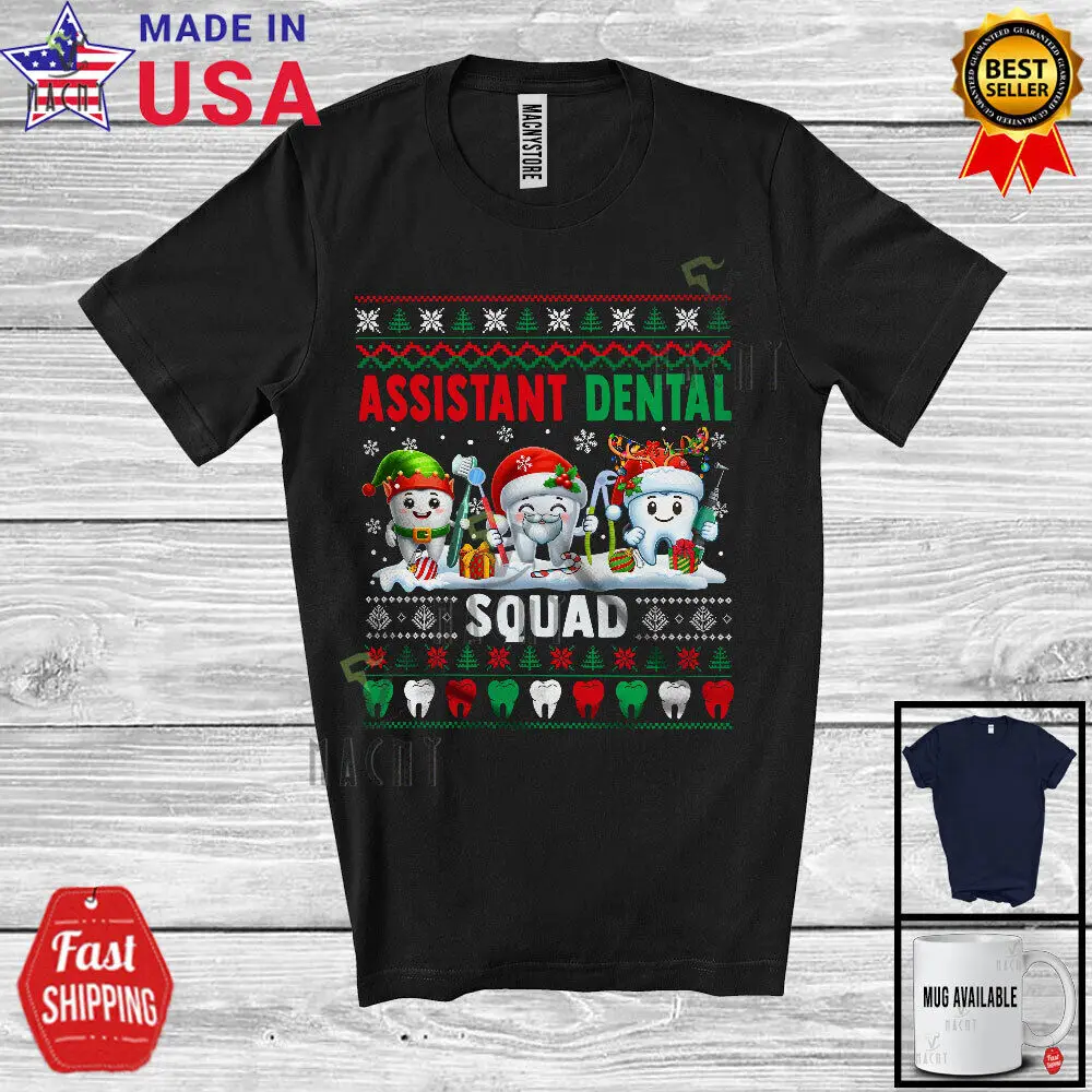 Assistant Dental Squad; Lovely Christmas Teeth Sweater; Dental Dentist T-Shirt