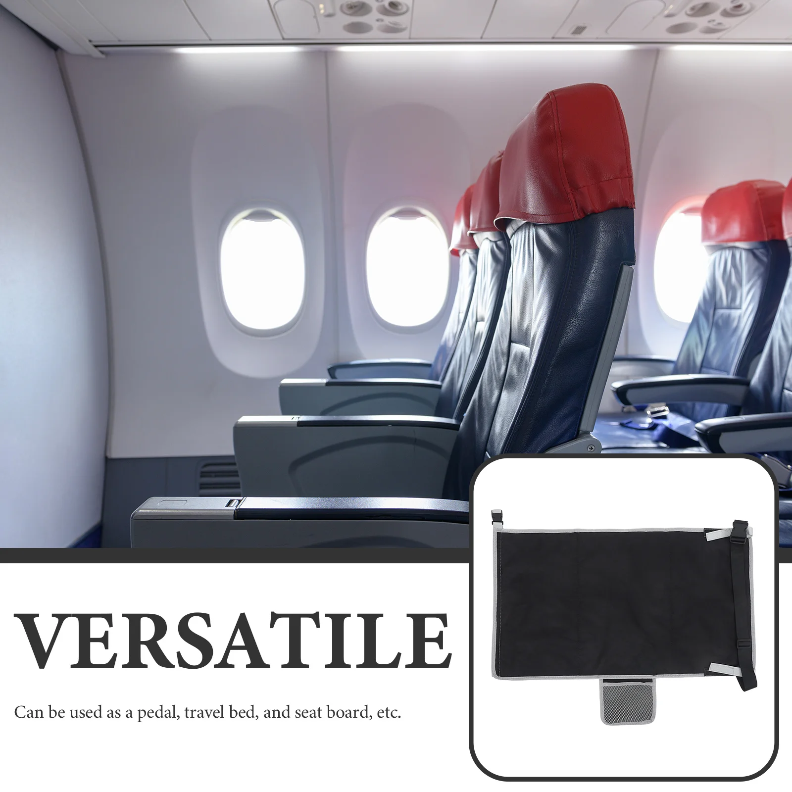 

1Set Kids Airplane Seat Board Adjustable Toddler Airplane Bed Portable Travel Flight Essential Toddler Travel Bed