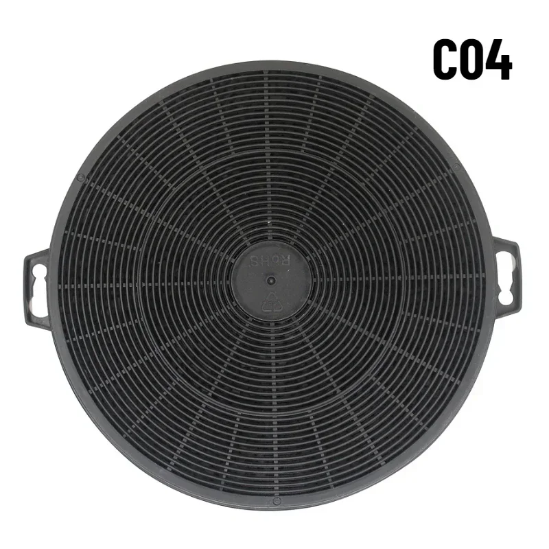 C04 Range Hood Carbon Filter Replacement for Kitchen Wall Mount Range Hood Ductless Ventilation Charcoal Vent Filter 235x31mm