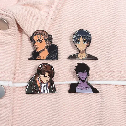 Anime Secondary Characters Surrounding Accessories Fan Support Badges Gifts Personalized Versatile Metal Brooch