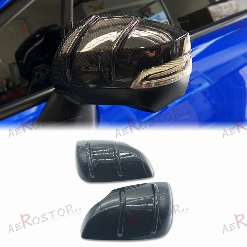 GLOSS DRY CARBON TYPE-RA CRAFT-C DYNAMIC MIRROR COVER TRIM FOR 15-21 WRX VA# VAB VAF STI