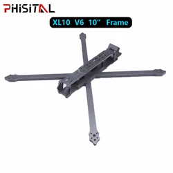 Xl10 V6 10 10 Inch 420Mm Wielbasis Super Lange Afstand Hd True-X Carbon Fpv Frame Kit Rc Drone Compatibel O3 Air Unit Caddx Vista