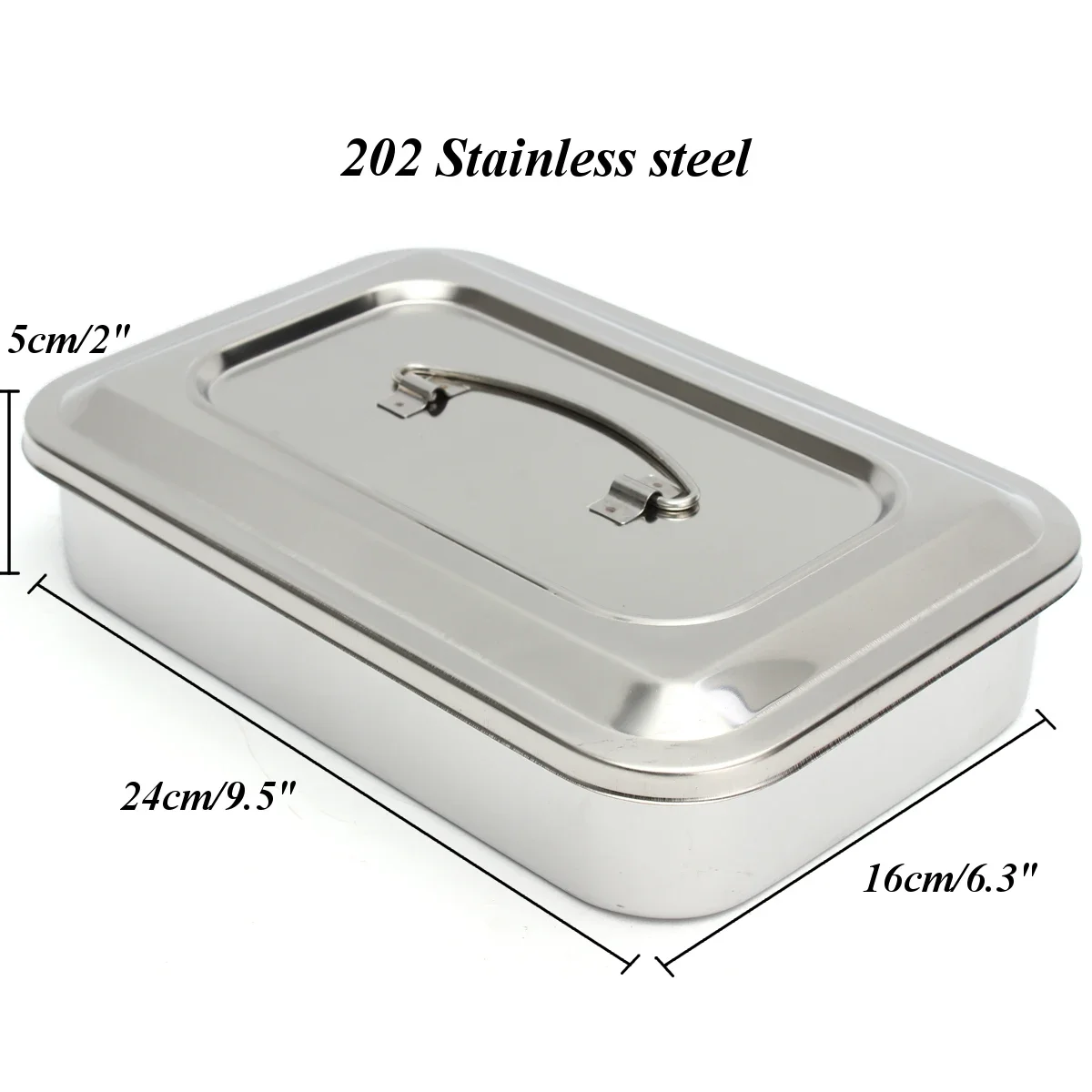 Dental Instruments Tray Surgical Nursing Lid Medical Equipment Steriliser Container For Dentist Storage Box