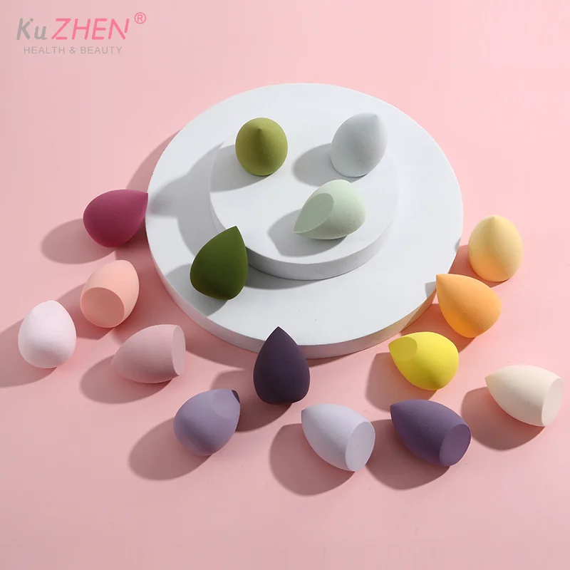 Éponge cosmétique 3 pièces, humide et sec, anti-taches, outil de beauté bouffant, outil de maquillage professionnel Super doux pour femmes et filles