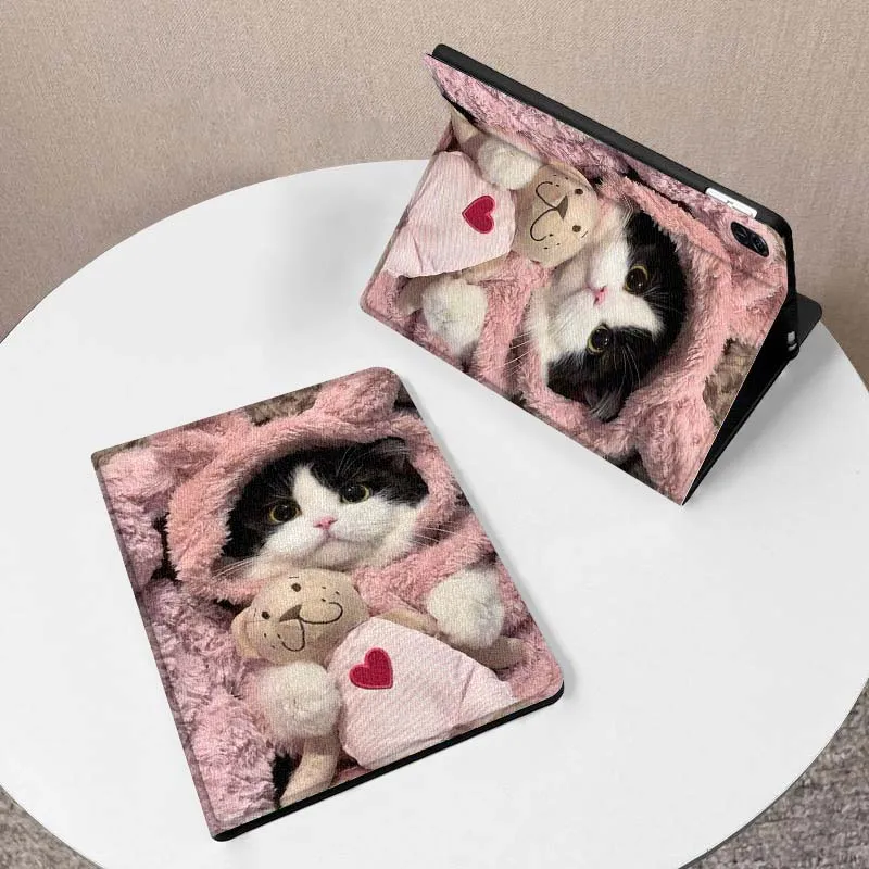 

Cartoon Cute Cat Pattern Tablet Case For Honor Tab Pad 6 7 8 9 X8 V7 V8 X9 13 X8a X9a Pro 10 Magic GT GT2 10.1 13.3 Inch