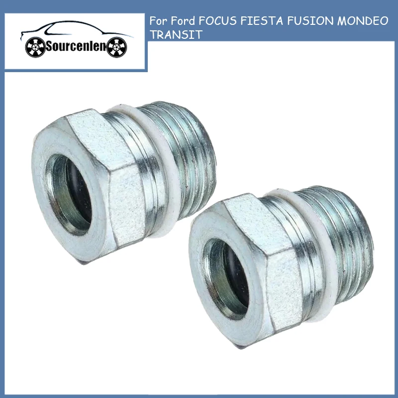 

Новые 2 шт. соединительные гайки для трубки гидроусилителя руля для Ford FOCUS FIESTA FUSION MONDEO TRANSIT F33C3F656BA