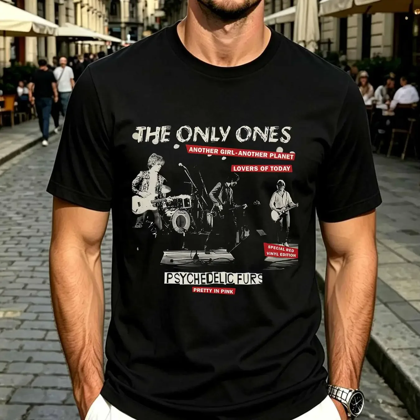 washed T Shirt THE ONLY ONES Another Girl Planet All Size S To 5XL LL2 long or short sleeves vintage Washed homme Stretched