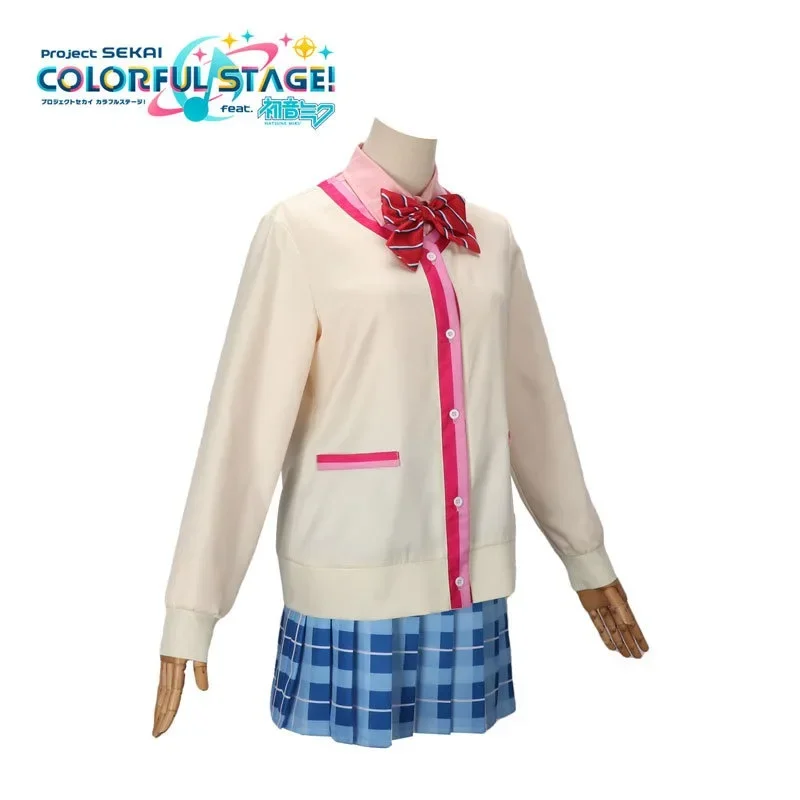 Anime Akiyama Mizuki Progetto Sekai Colorato Costume Cosplay di Scena Ragazze Quotidiano JK Uniforme Scolastica Donne Abiti di Carnevale di Halloween