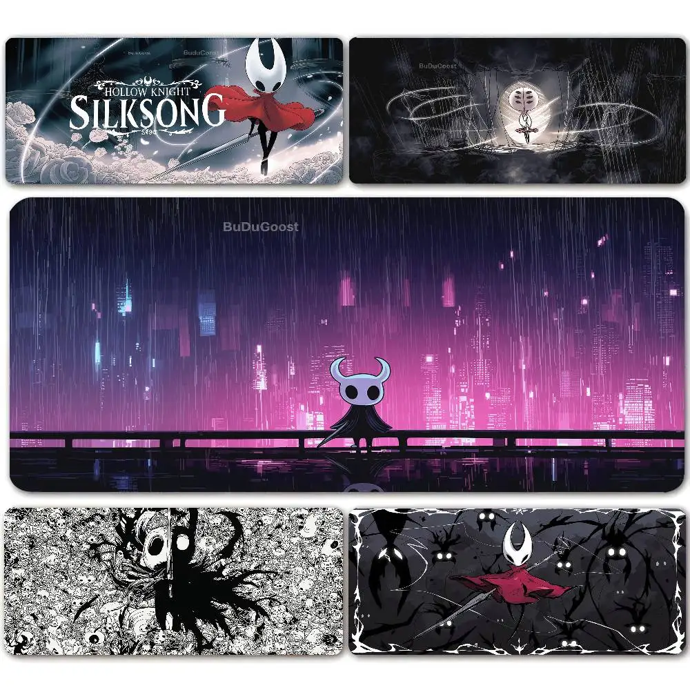 고화질 프린트 마우스 패드 — 멋진 *Hollow Knight: Silksong* 테마 — 데스크 매트 / 초대형 컴퓨터 마우스 패드