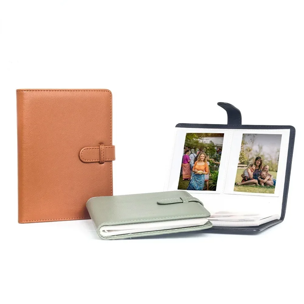 5 بوصة Instax ألبوم صور واسع 80 جيوب كاميرا فورية فيلم تذكرة صورة حقيبة للتخزين ل Fujifilm Instax W400/W210/W300