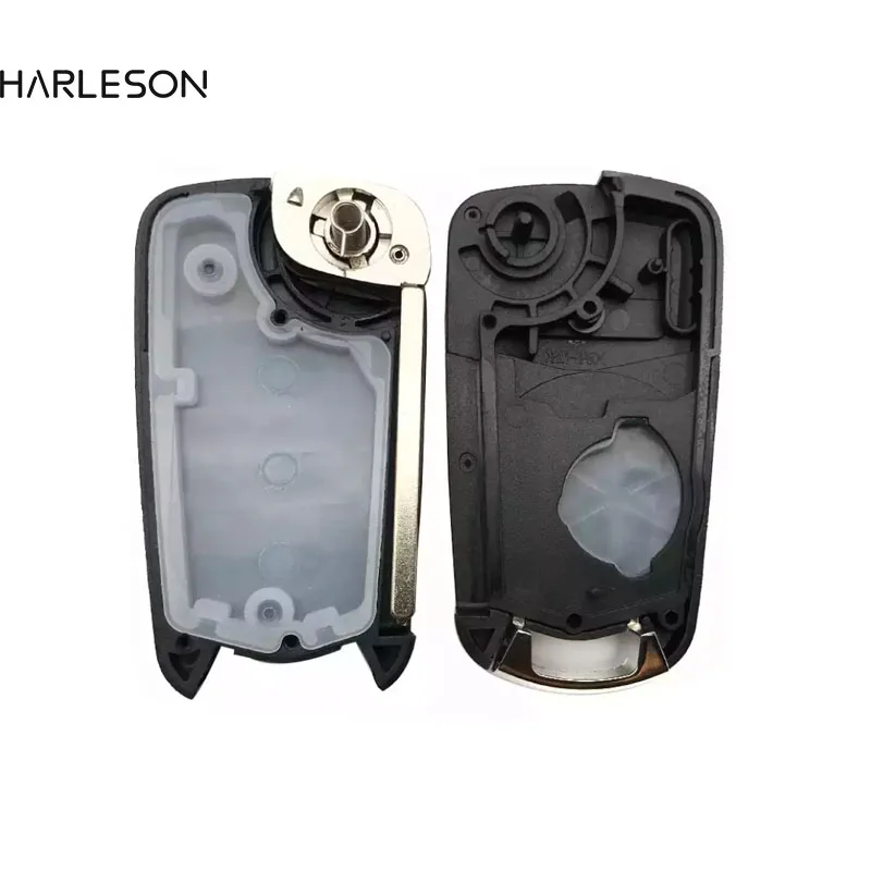 Coque de clé vierge pour télécommande de voiture, 3 boutons, pour GREAT WALL WINGLE STEED 5 6 HAVAL HOVER H5, couvercle de clé pliable, lame non coupée, nouveau