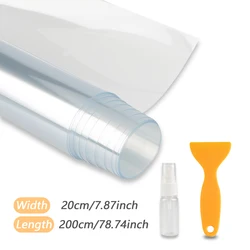 1set Rhino Skin Car Protection Film-Durable Anti-scratch & Waterproof Shield-No Baking Needed, Seamless Transparent Finish - Ult