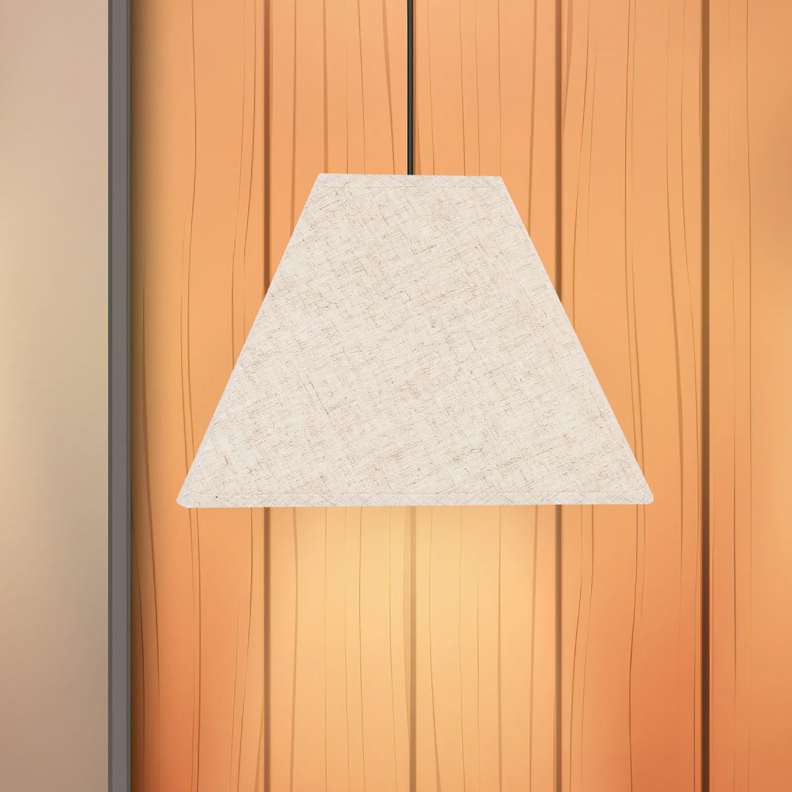 

1 шт. Премиальный тканевый абажур: простой и элегантный дизайн для спальни, гостиной, настенных, потолочных и напольных светильников, декоративный рассеиватель света