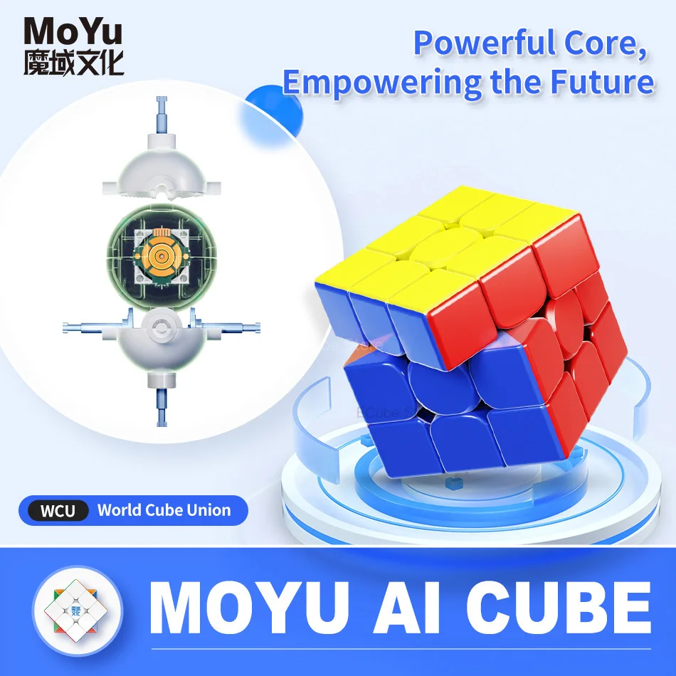 [Ecube] Moyu Ai 2023 Slimme Kubus 3X3 Magnetische Kubus 3 × 3 Kinderen Speelgoed Cadeau Spel Originele Speedcube Cubo Magico Professionele Snelheid