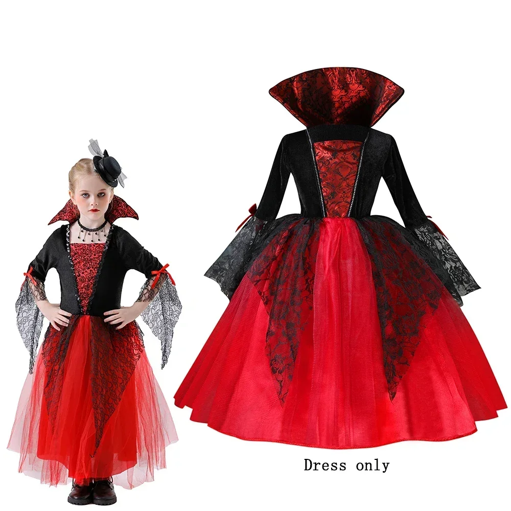 Halloween-Rollenspielkostüm für Mädchen, Kinder, rotes und schwarzes Teufel-Tutu-Kleid mit Flügeln, Hörnern und Handschuhen für Themenpartys, Karneval, ausgefallenes Outfit. – Detail 5