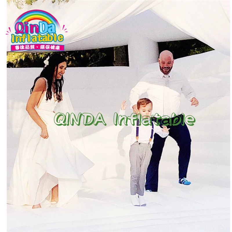 Marquesina inflable para fiesta al aire libre, carpa de boda, rebotador DE BODA inflable blanco, a la venta