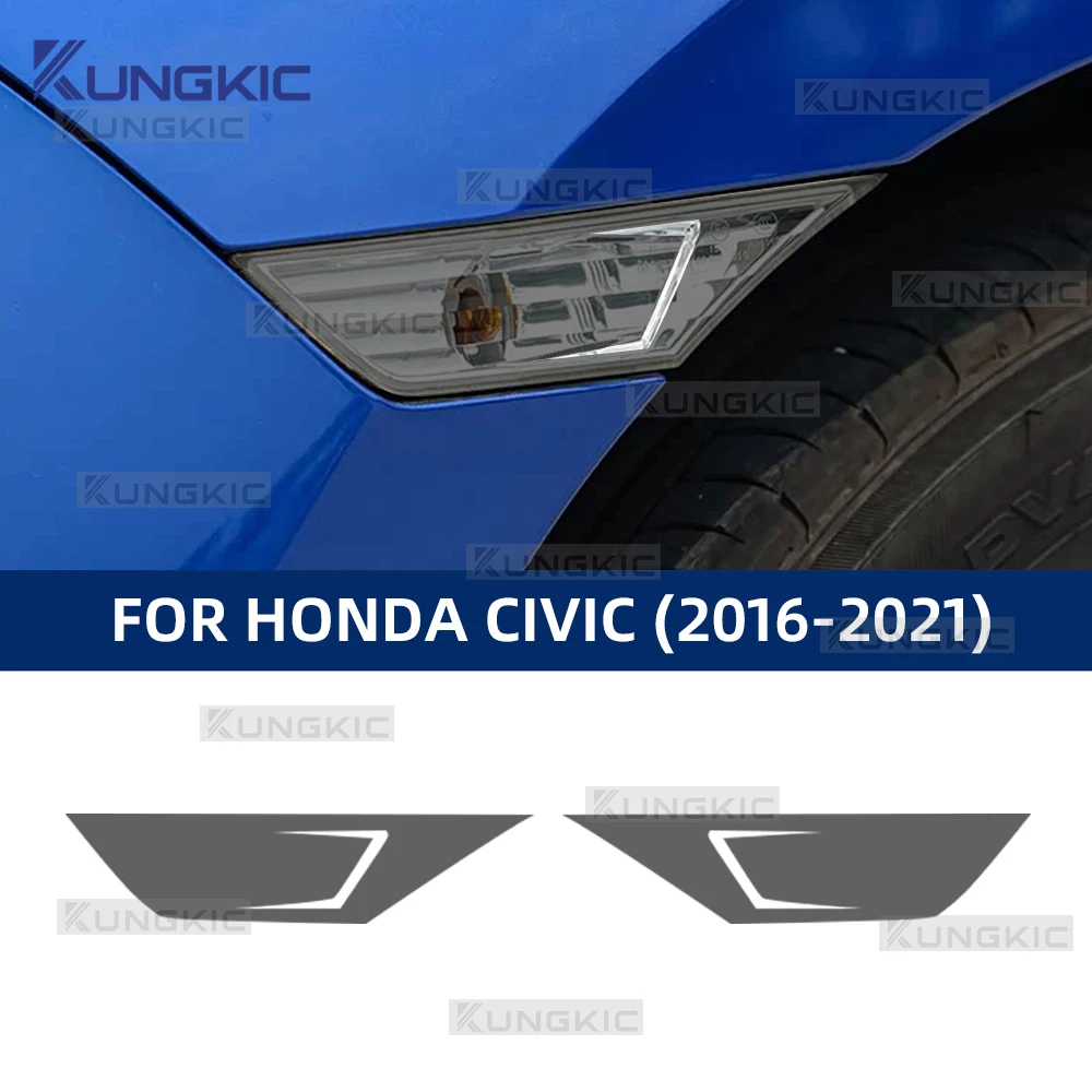 For Honda Civic 2016 2017 2018 2019 2020 2021 TPU Paint Protection Film Turn Signal Lights Day Tail Light Film Sticker Color
