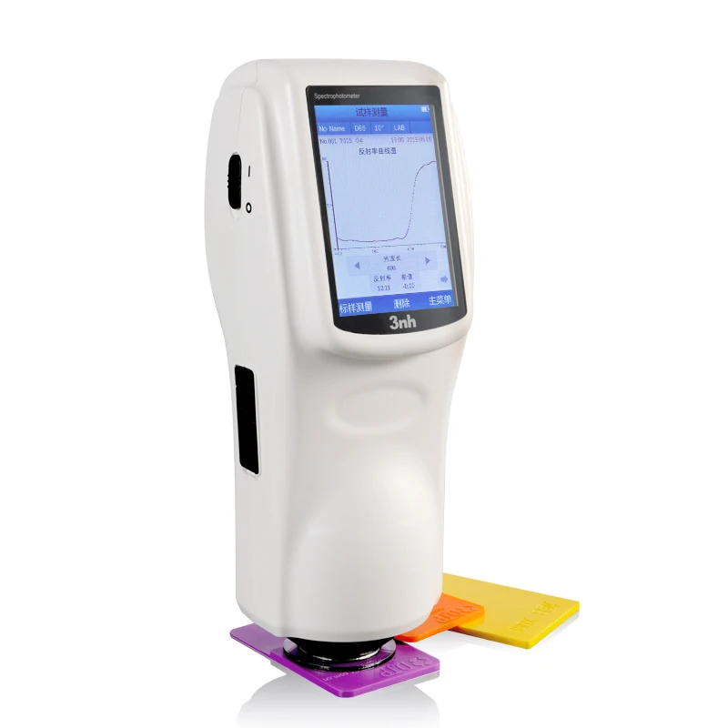 3nh Colorimeter Factory Portable Handheld Touch Screen Spectrophotometer 4mm Aperture Paint Matching Spectrophotometer