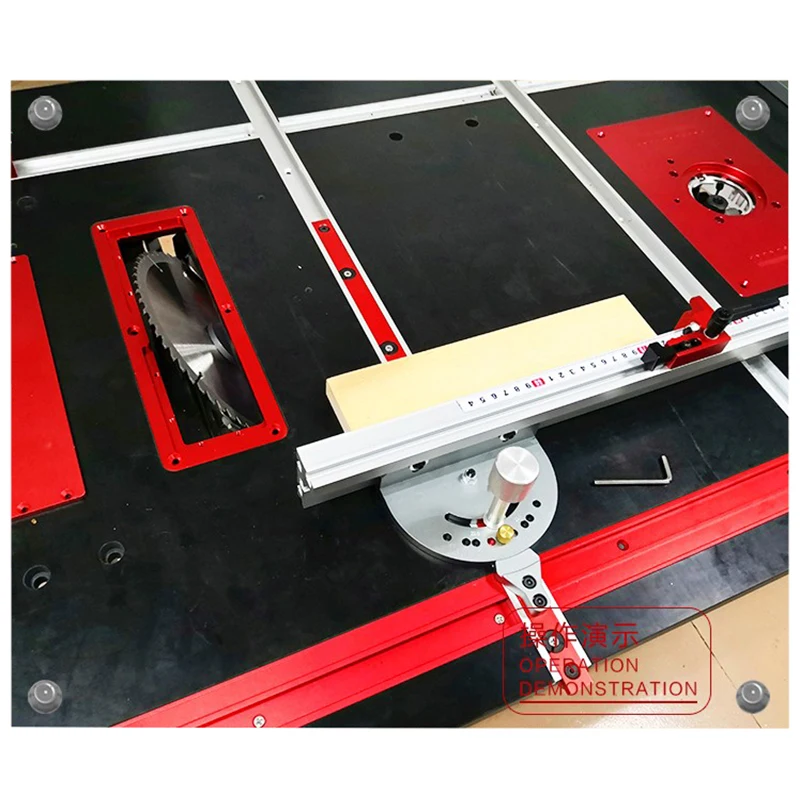 Electric Circular Saw Flip Cover Plate Flip-Floor Table Special Cover Plate Adjustable Aluminium Insert Plate for Table Saw