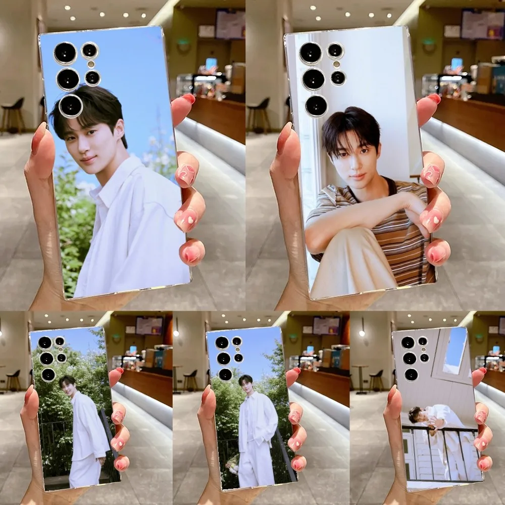 

Woo seok B-byeon Phone Case For Samsung Galaxy A71,70,52,51,40,31,A50,30S,21S,Note20ultra Transparent Cover