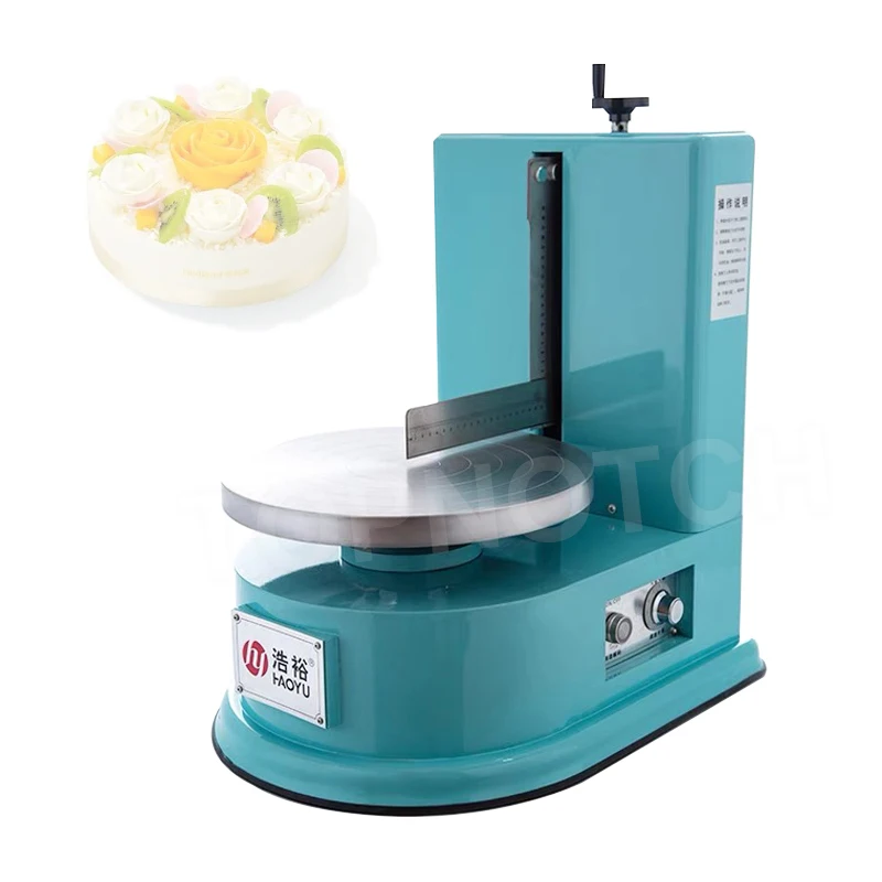 TOPNOTC Commercial Cake Plastering Cream Coating Filling Frosting Making Spreading Maker Cake Icing Decorating Machine Popular