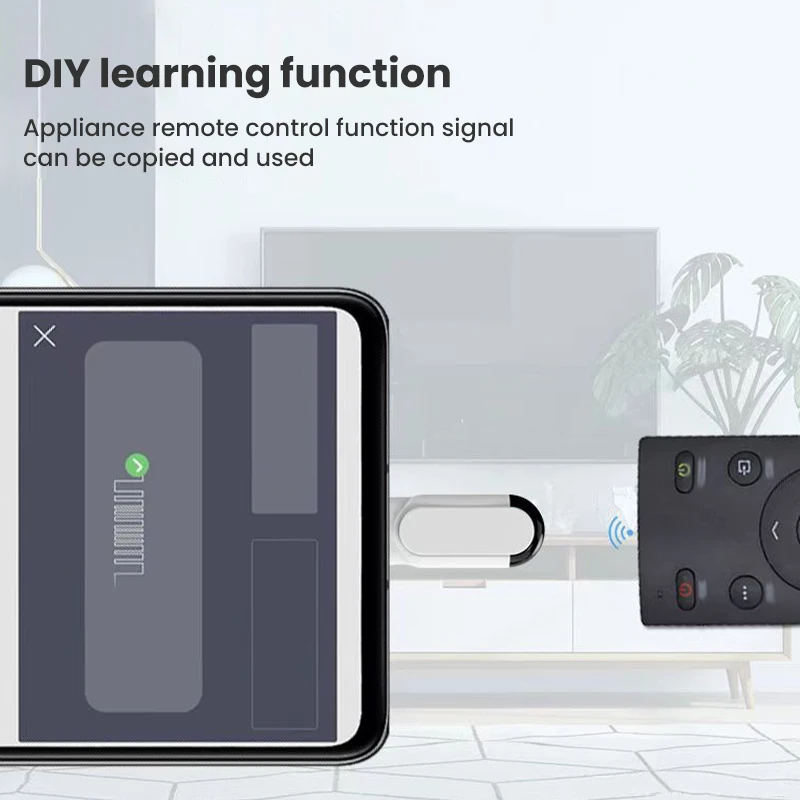 Olaf Smartphone telecomando IR tipo C/interfaccia Micro USB controllo App adattatore per elettrodomestici a infrarossi Wireless per TV TV Box