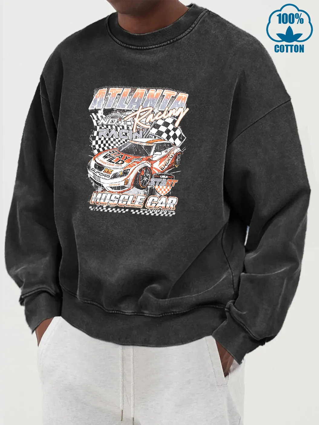 Atlanta Racing Car Print Male - Street Fashion Atlanta review and price