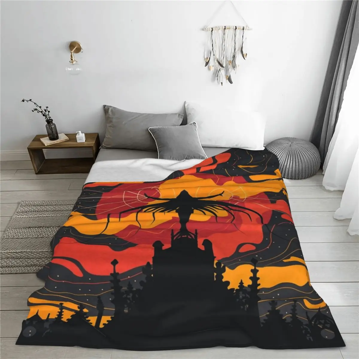 Mistborn Mistborn Blanket Bedspread On The Bed Vintage Sofa Cover Ins Wind