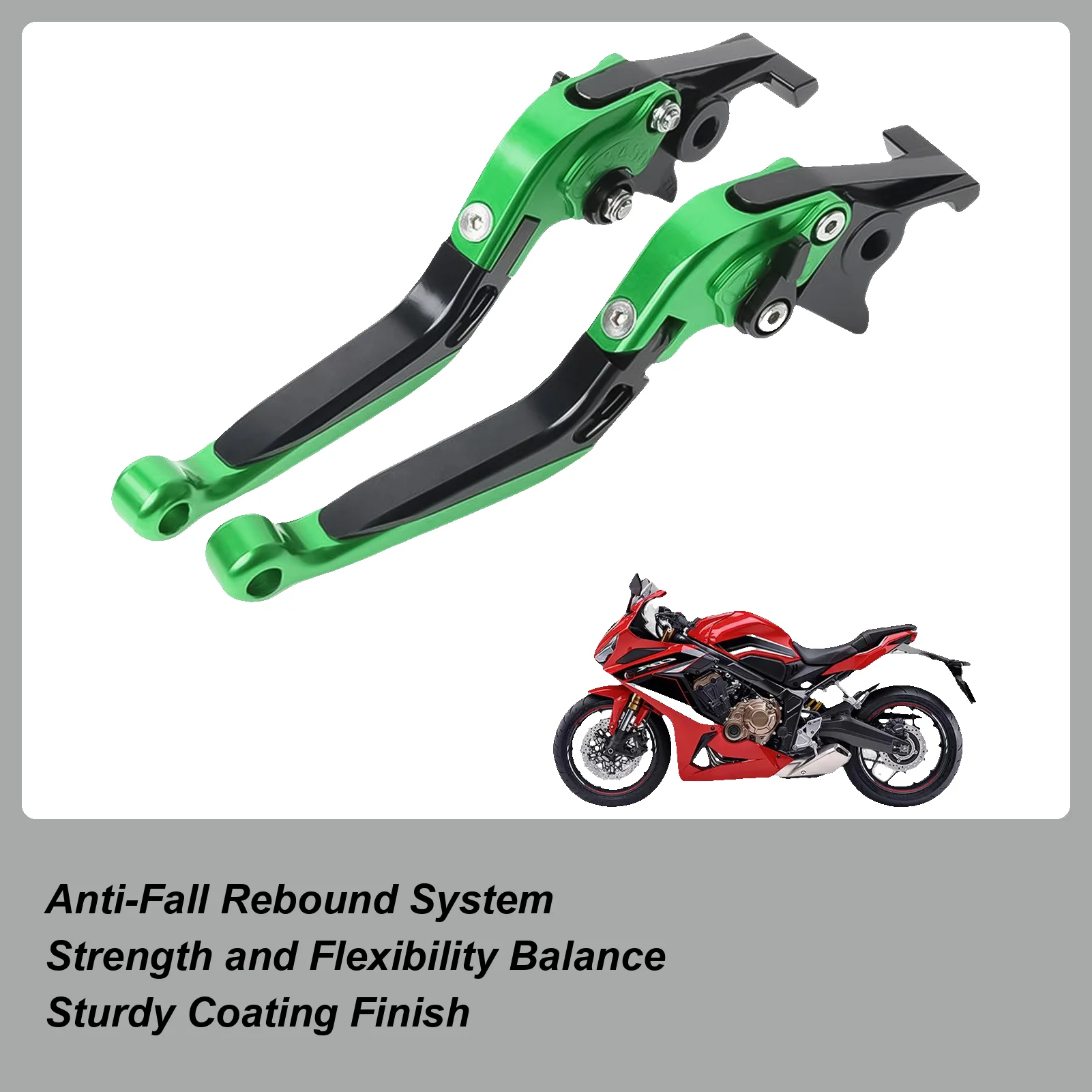 

Motorcycle Brake Lever Lightweight Folding Handlebar Brake Comfortable Folding Joint Precise Control Handle for Motorbikes