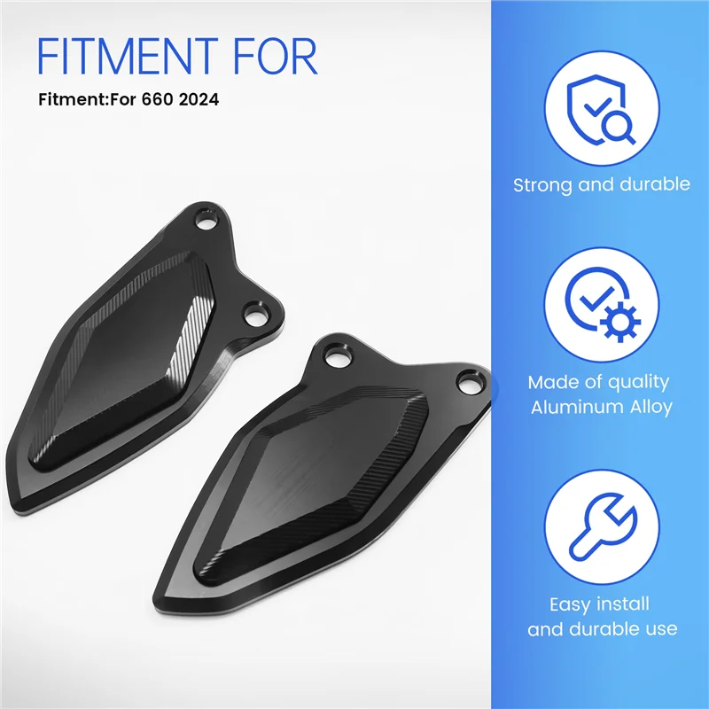 

Lasting Motorcycle Footrest Heel Guard Cover Rearsets Foot Rest Peg Protector For Daytona 660 2024