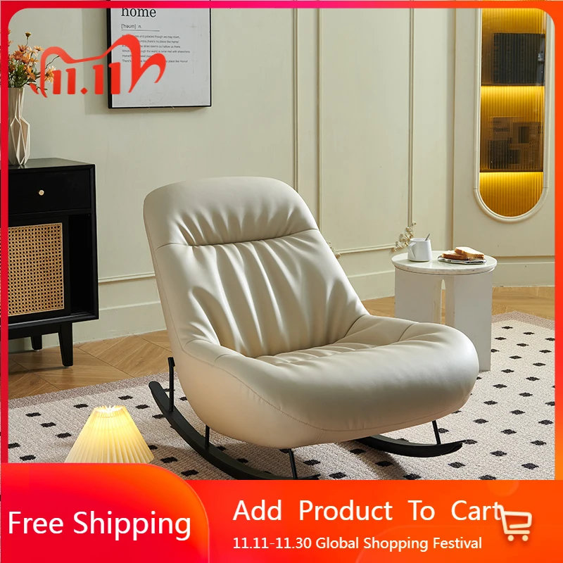 

Удобные стулья для балкона, гостиной, кресла-качалки, мобильные стулья, роскошная дизайнерская спальня для чтения, мебель для дома Poltrona