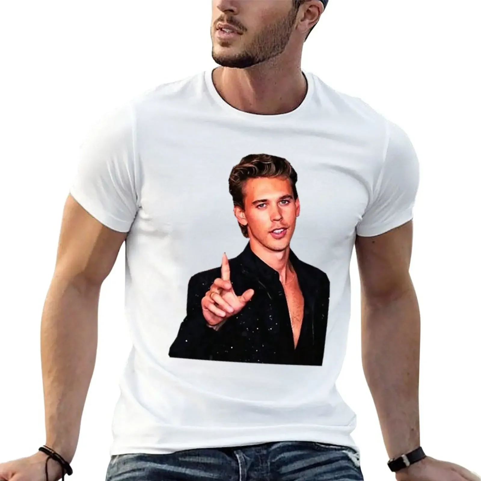 

Austin Butler 2 T-Shirt plain heavyweights Blouse plain white t shirts men