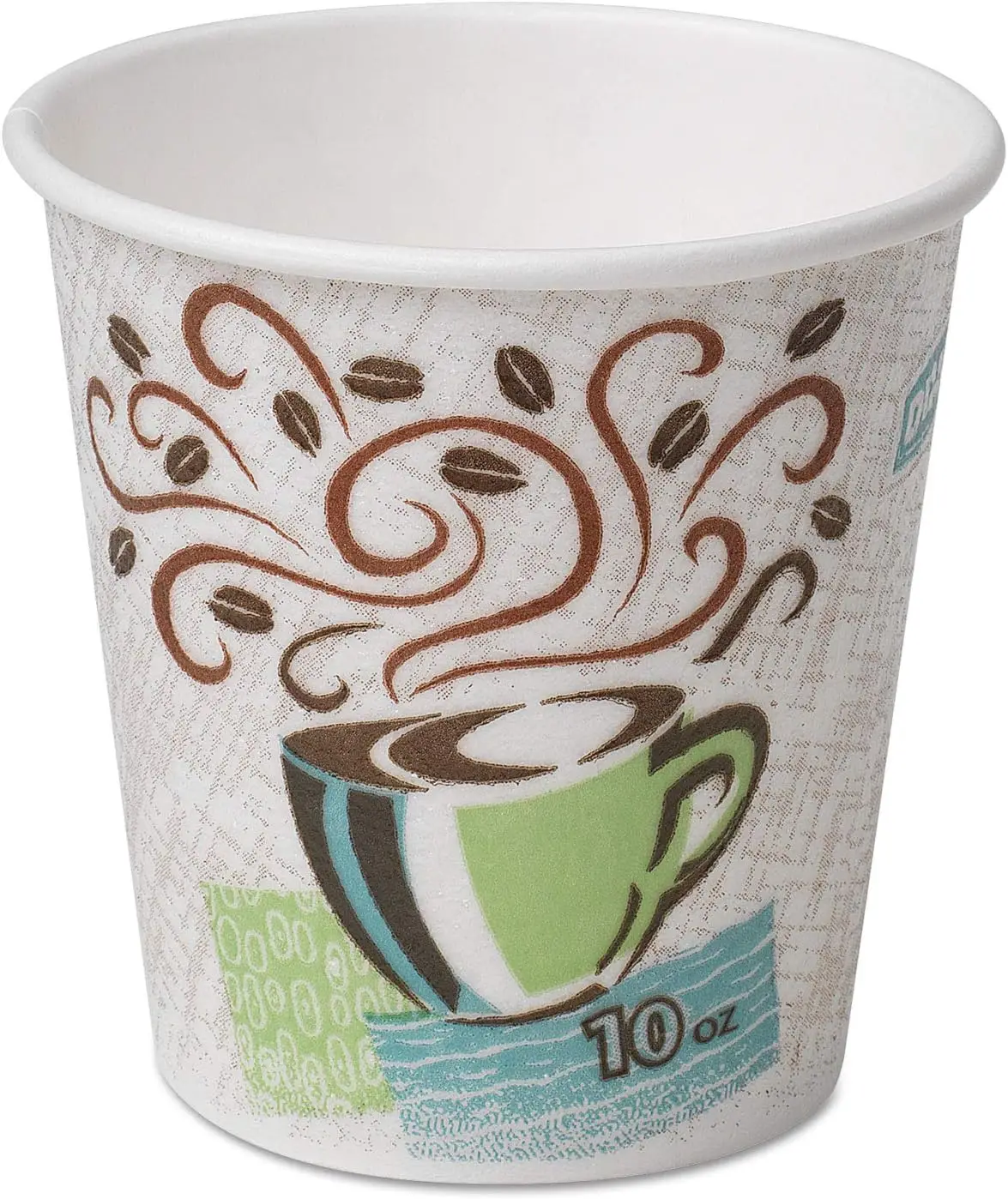 

92959 Hot Cups, Paper, 10oz, Coffee Dreams Design, 1000/Carton