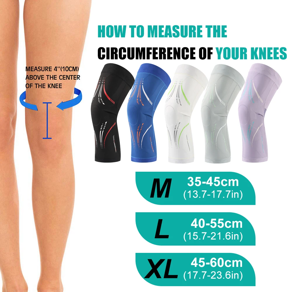 1PCS Ultra-Thin Knee Compression Sleeve for Men & Women – Knee Brace for Pain Relief, Running, Workouts & Daily Wear