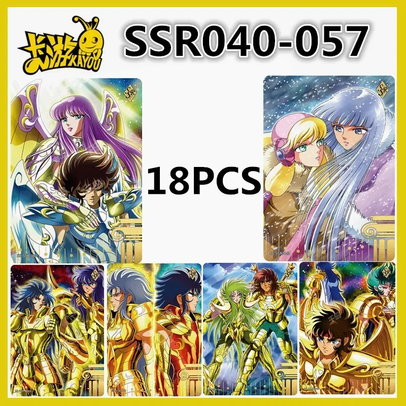 KAYOU Saint Seiya 3 Series Karty SE BP UR UTR MR BTR BMR SSROOryginalne postacie z anime Kolekcje Prezent urodzinowy Zabawki dla dzieci