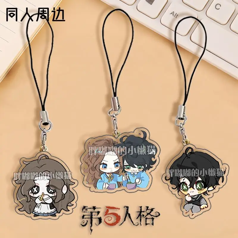 Identity V Ada Mesmer Emil Phone Rope Chain Cosplay Backpack Ornament Pendant Birthday Gifts Boys Girls