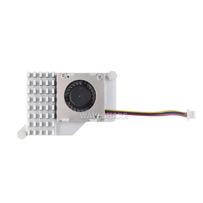 Active Cooler (B) สําหรับ Raspberry Pi 5, พัดลมระบายความร้อนแบบแอคทีฟ, ฮีทซิงค์อะลูมิเนียม พร้อมแผ่นระบายความร้อน