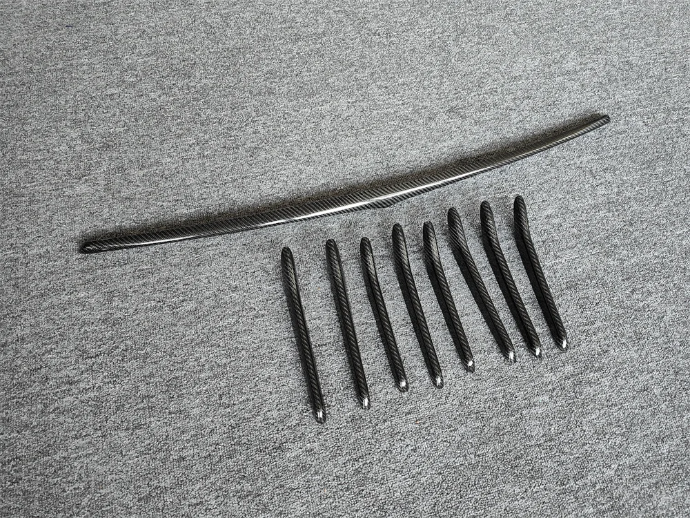 Verwendet für 13–19 Maserati Levante Original Carbon Fiber M-Stil Auto Kühlergrill Dekoration Außenzubehör