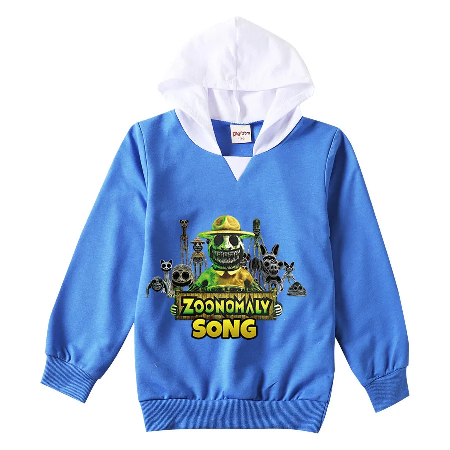 

New Game ZOONOMALY Hoodie Kids Preschool Clothing Baby Boys Long Sleeve Sweatshirt Toddler Girls Coats Jumper Children Outerwear