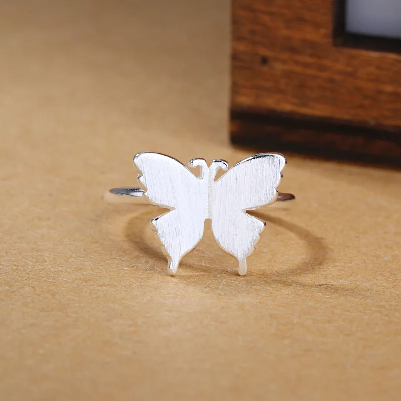 Personality Punk Vintage Butterfly Rings For Women Charm Ring Bohemian Wedding Jewelry Party Gift